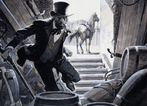 William Bent (gouache på papir) af Severino Baraldi