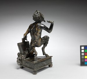 Knælende Satyr, ca. 1520 (bronze) af Severo da Ravenna