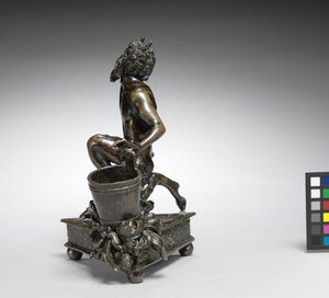 Knælende Satyr, ca. 1520 (bronze) af Severo da Ravenna