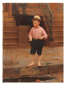 Boy Fishing på 58 ½ East 10th Street, 1871