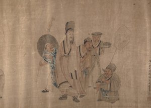 Figurmaleri, midten af 1800-tallet. af Shen Zhenlin