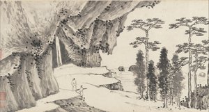 Fælles Landskab, ca. 1509 og 1546. af Shen Zhou