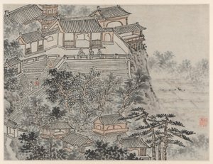 Tolv udsigter over Tiger Hill, Suzhou: The Five Sages Terrace