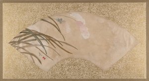 Blomster og blade, slutningen af 1800-tallet. af Shibata Zeshin