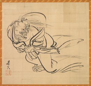 Ibaraki, ca. 1840. af Shibata Zeshin