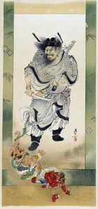 Shoki og dæmonerne. Selvmaling af Shibata Zeshin af Shibata Zeshin