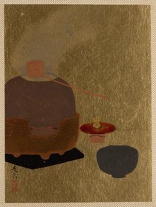 Apparat til teceremoni. af Shibata Zeshin