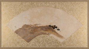 Waves and Rocks, slutningen af det 19. århundrede. af Shibata Zeshin