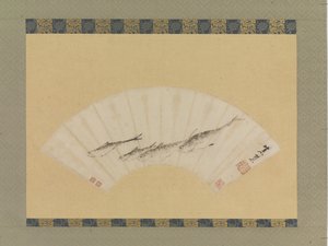 Fire fisk, ca. 1670 (blæk på papir) af Shihui Niu
