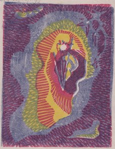 Abstrakt, c1950. af Shirley Markham