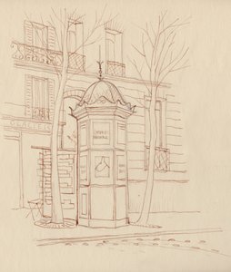 Annoncespalte, Paris, Frankrig, 1951.