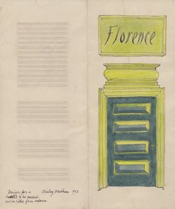 Firenze folder, 1952. af Shirley Markham