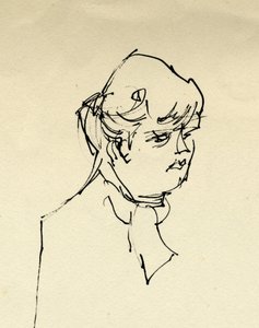 Hoved af en kvinde, 1953. af Shirley Markham