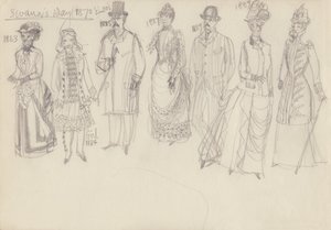 Historisk kostume, c1950. af Shirley Markham