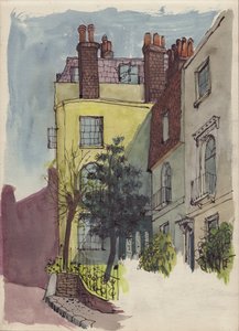 Huse i Hampstead, c1950. af Shirley Markham