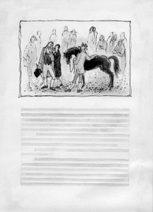 Mænd med hest, 1952.