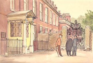 Statslejligheder, Kensington Palace, London, c1950. af Shirley Markham