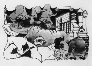 Surrealistisk undersøgelse, 1952. af Shirley Markham