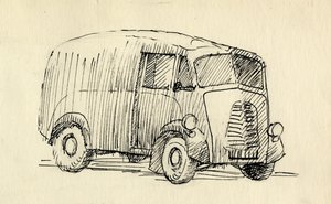 Van, 1951. af Shirley Markham