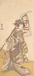 Kabuki ac and r Segawa Chrysanthemum Woman Godt medlem Ah Feh Mae Road Stille morgen, hva? 1777. af Shunsho