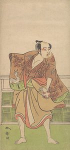Otani Hiroemon i rollen som Gokumon no Shobei, 9. måned, 1774. af Shunsho