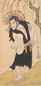 Skuespilleren Nakamura Utaemon I som munk under et piletræ, 1726-1792. af Shunsho