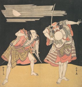 Teac og rs Ota ni Tomoe læge plan d Band Mitsukoro læge, hva? 1776. af Shunsho