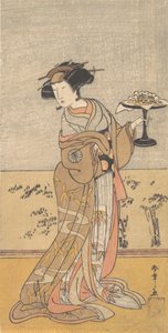 Den første Nakamura Tomijuro i rollen som Shigenoi, 10. måned, 1777. af Shunsho