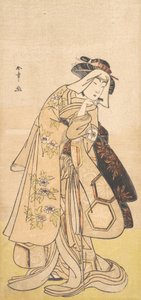 Den fjerde Iwai Hanshiro som kvinde, ca. 1779. af Shunsho