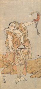 Den anden Nakamura Juzo som Yakko, 1773 eller af Shunsho