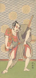Den anden Nakamura Sukegoro i rollen som Gokumon no Shobei, 2. måned, 1771. af Shunsho