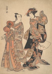Te t rd Segawa Kiku no Onna As Ochiyo Idea Band Mitsukoro As Anti-American, 5. måned, 1781. af Shunsho
