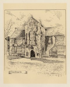 Dorset: Chantmarle (litografi) af Sidney Heath