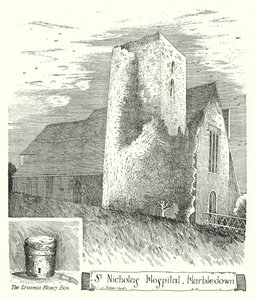 St Nicholas Hospital, Harbledown (gravering) af Sidney Heath