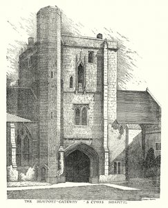 Beaufort Gateway, S Cross Hospital (gravering) af Sidney Heath
