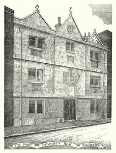 De fattige rejsendes hvile, Rochester (gravering) af Sidney Heath