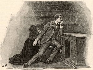 Adventure of Yellow Face af Sidney Paget