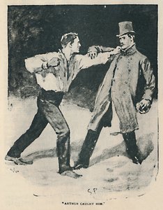 Arthur fangede ham, 1892 af Sidney Paget