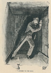 Jeg skyndte mig til døren, 1892 af Sidney Paget