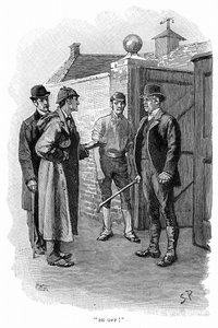 Sherlock Holmes og Dr. Watson efterforsker