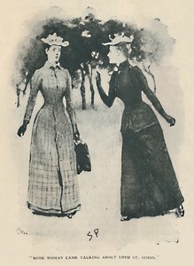 En kvinde kom og talte om Lord St. Simon, 1892 af Sidney Paget