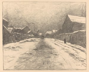 snedækket gade