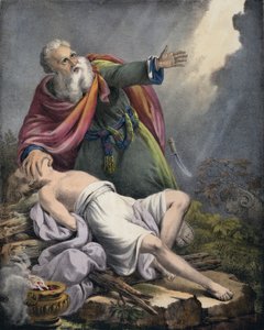 Abraham ofrer sin søn Isak
