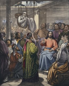 De syge af lammelse bragt til Kristus af hans venner af Siegfried Detler Bendixen