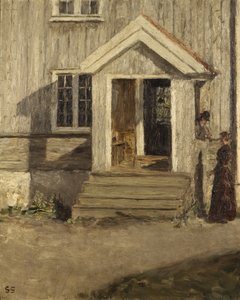 Solvæg (olie på lærred)