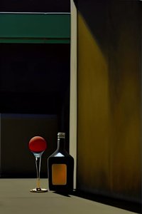 Ensomt glas af skæbne af Silvia Martini