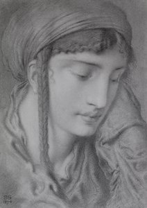 En hebraisk pige af Simeon Solomon