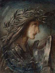 Orpheus and the Underworld (akvarel og bodycolour, med voksresist)