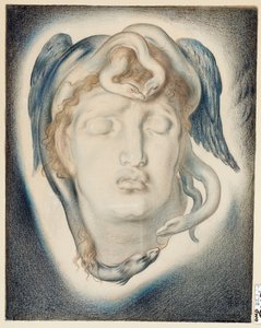 Lederen af Medusa, 1884 af Simeon Solomon