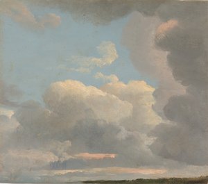 Skystudie tidlig aften, ca. 1786-1806.